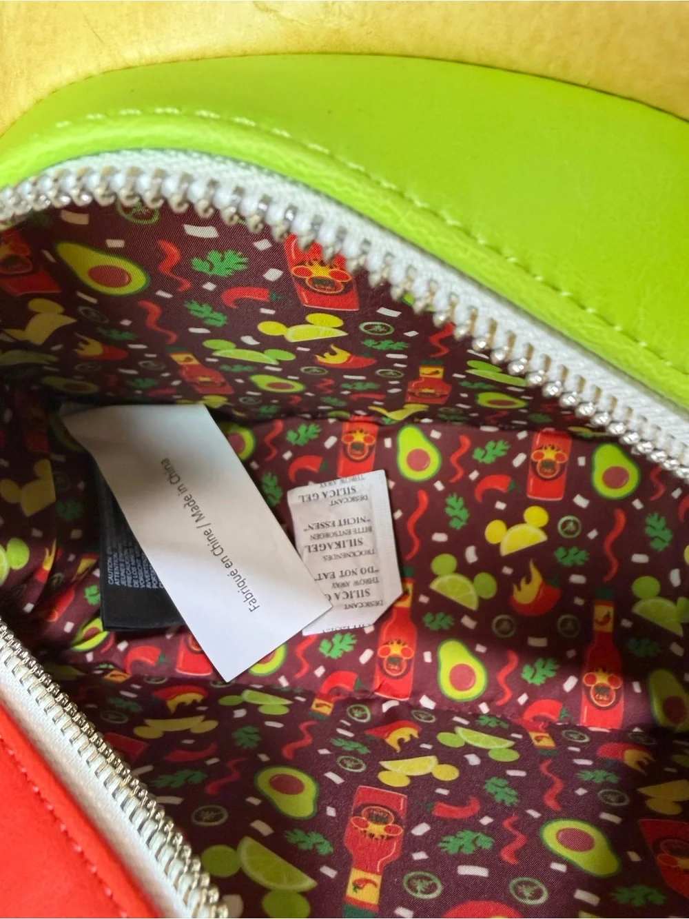 Loungefly Yellow Mickey Taco Backpack